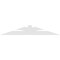 Ekena Millwork Richland Architectural Grade PVC Gable Bracket, 60"W x 10"H x 2"D x 4"F, 4/12 Pitch GBP060X10X0204RIC00 - alternate 5